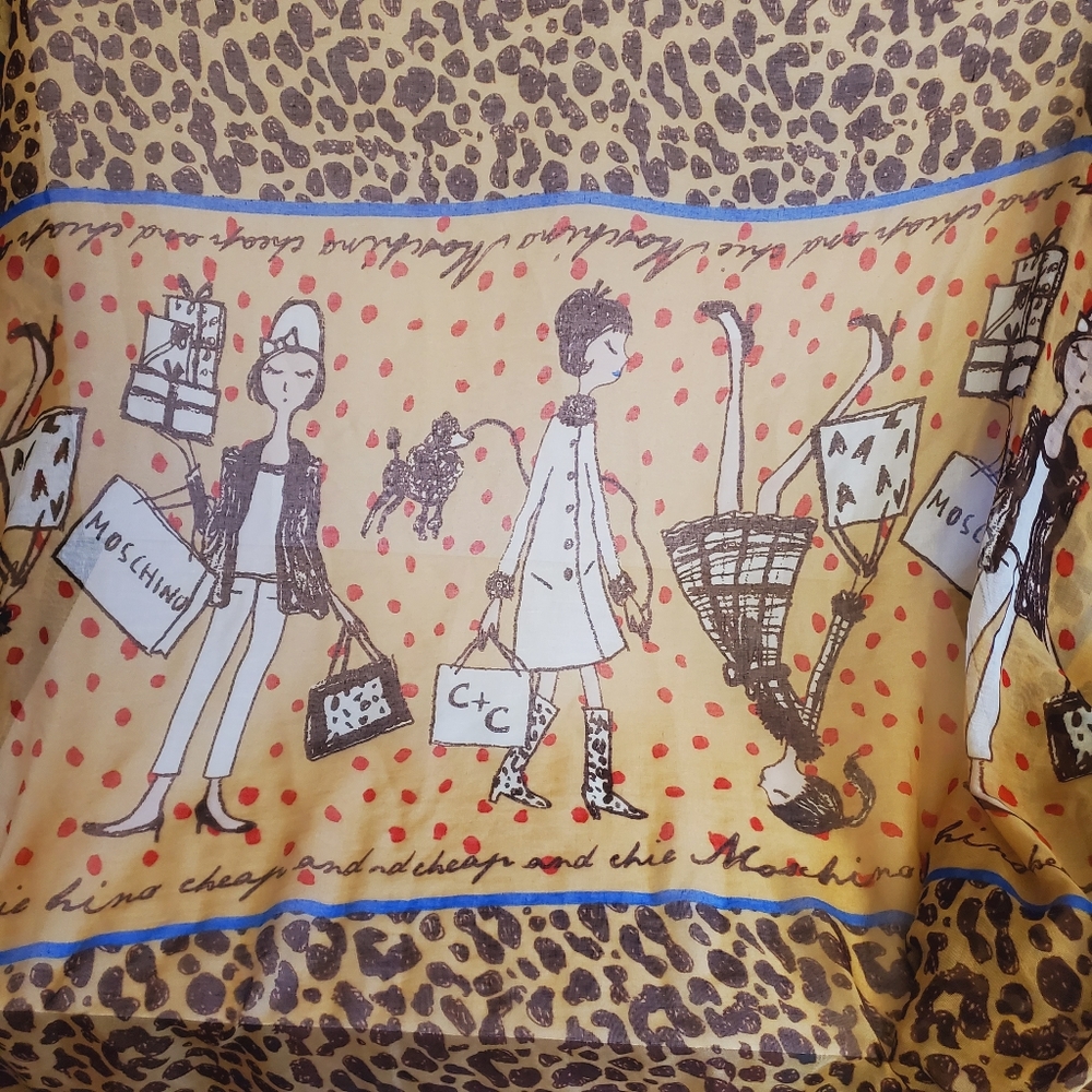 Moschino cheap and chic scarf wrap